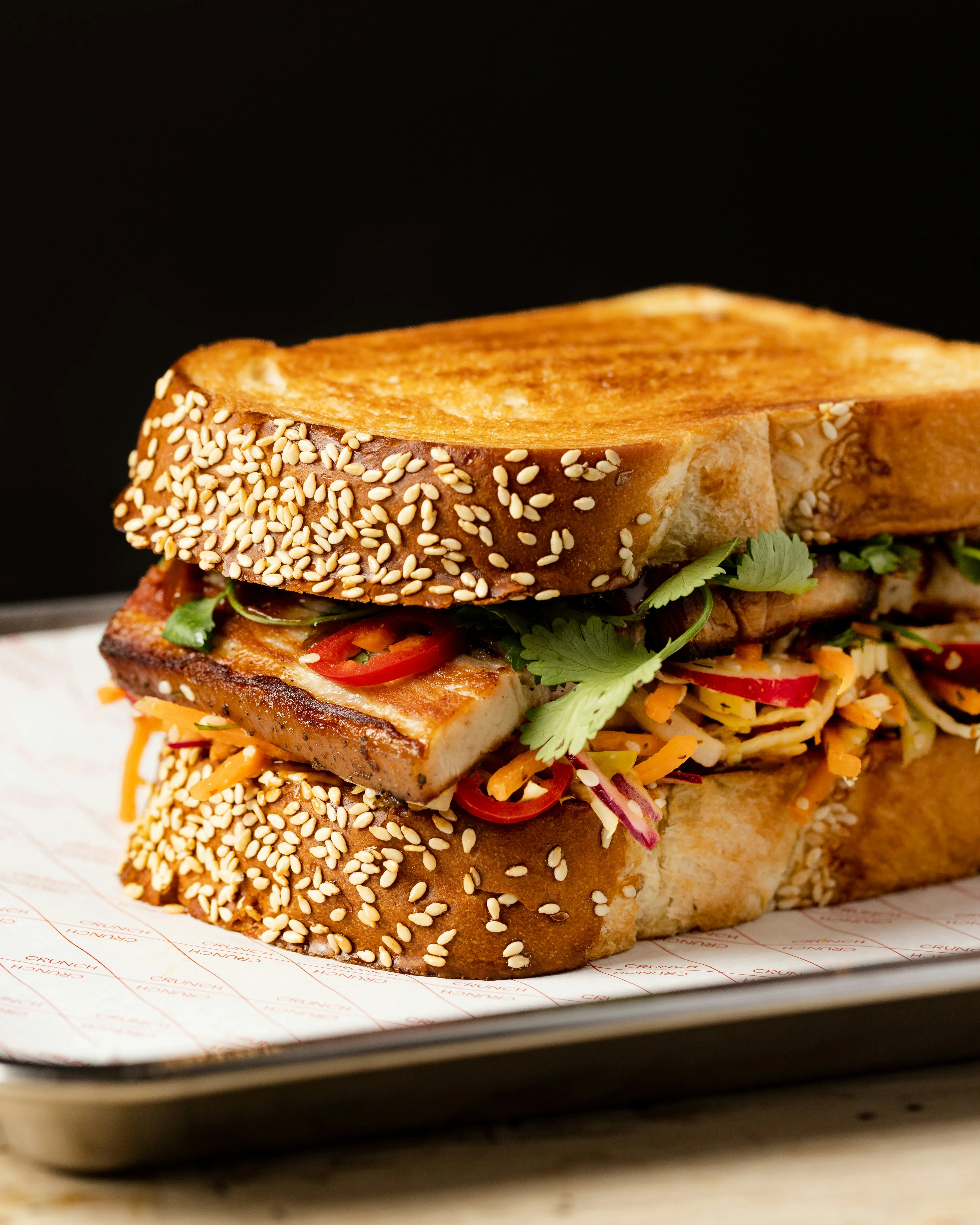Sandwich gourmet, pane artigianale